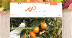 Desktop Screenshot of naranjaspatxi.com