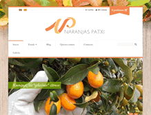 Tablet Screenshot of naranjaspatxi.com